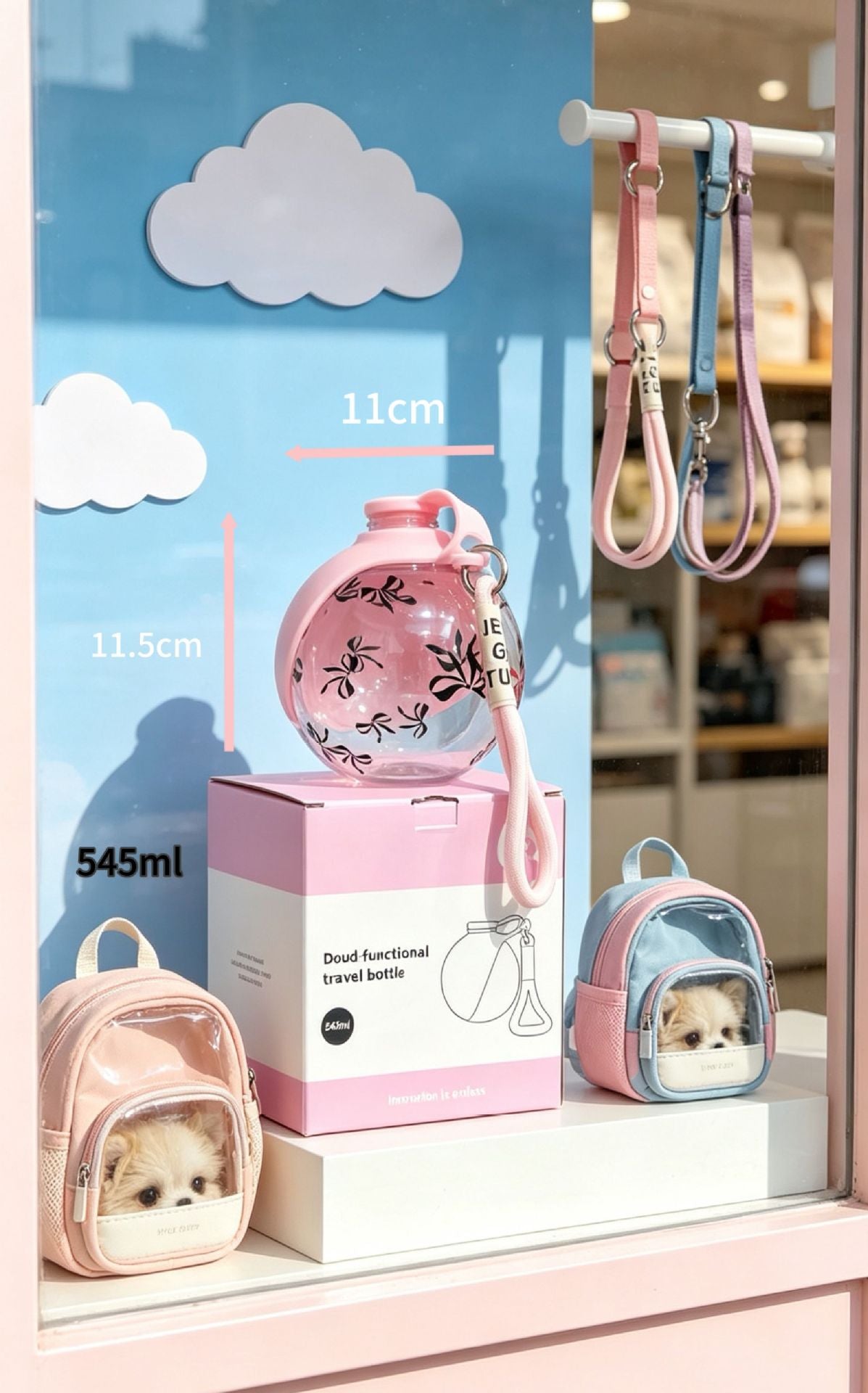 Portable Pet Water Bottle For Outings