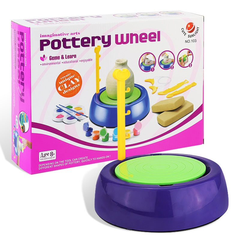 Children's Potter's Wheel Electric Toy