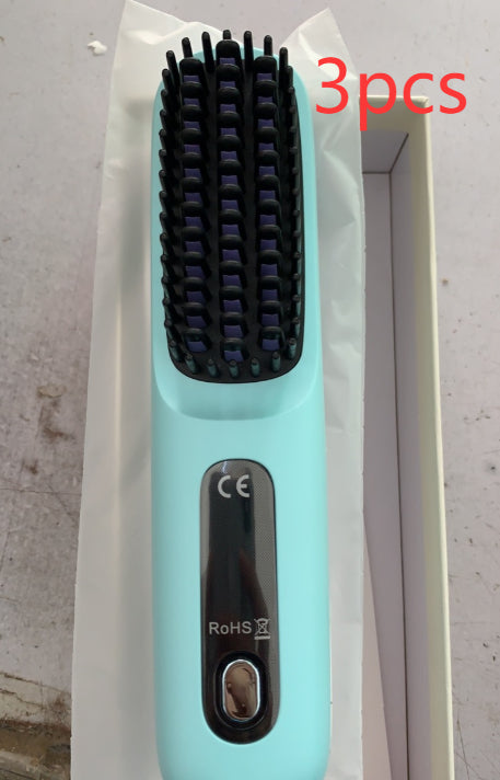 2-in-1 Straight Hair Comb Wireless Hair Straightener