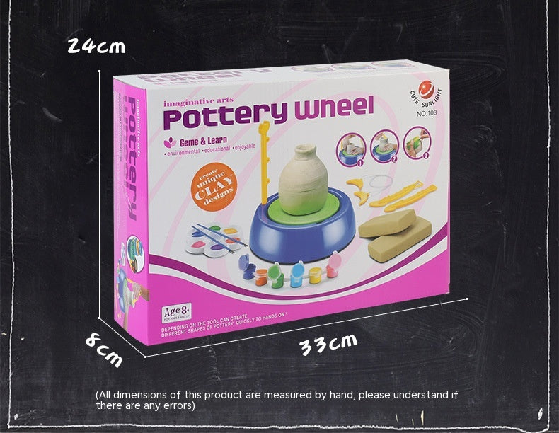 Children's Potter's Wheel Electric Toy