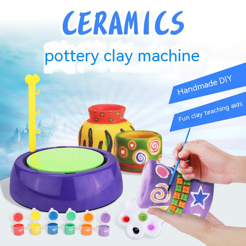 Children's Potter's Wheel Electric Toy
