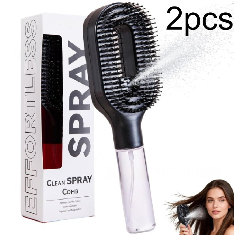 2-in-1 Sprayer Comb Detangling Hairbrush