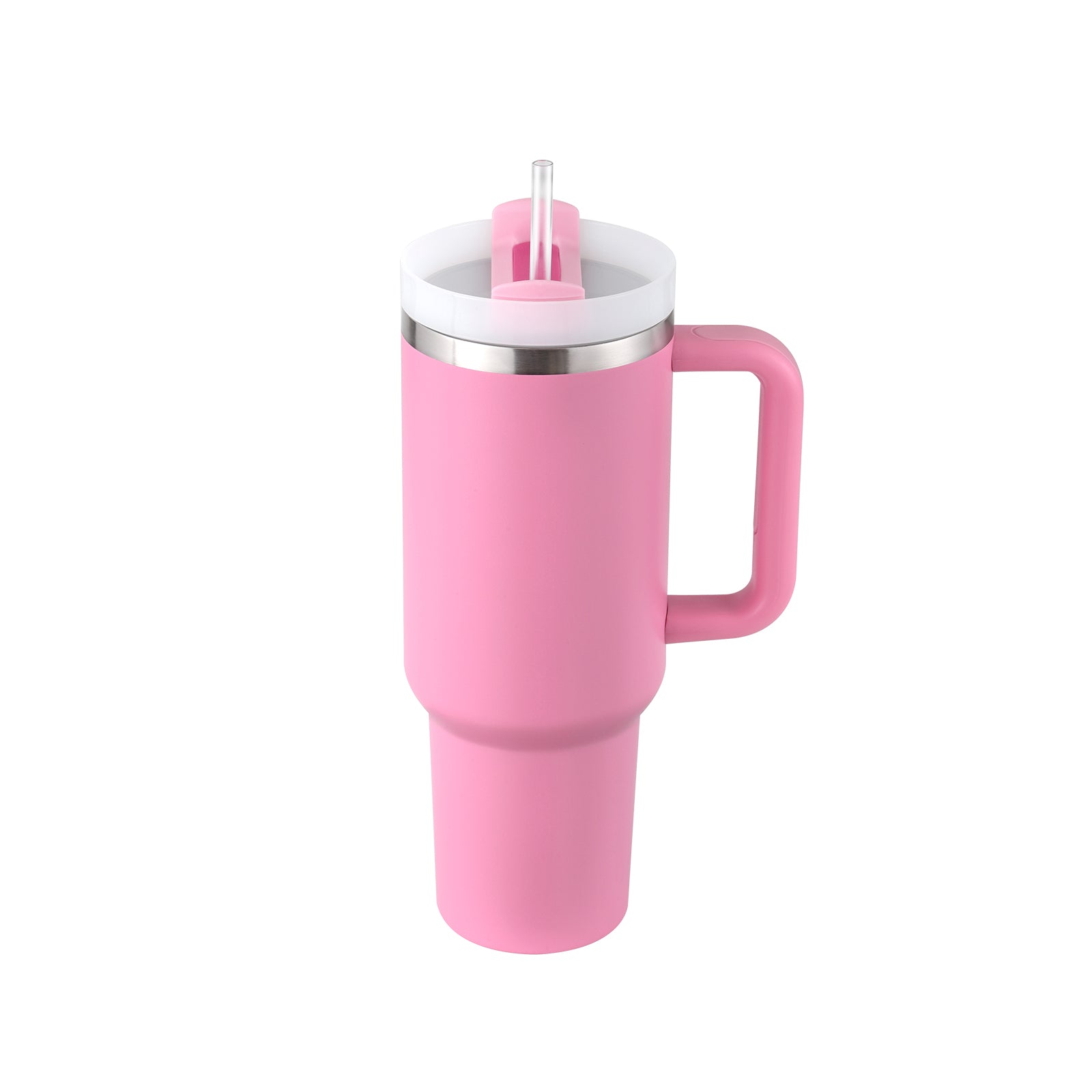 40 Oz Tumbler With Handle Straw