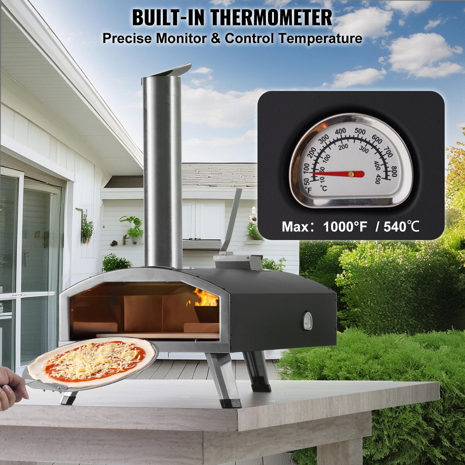 VEVOR 12 Outdoor Pizza Oven