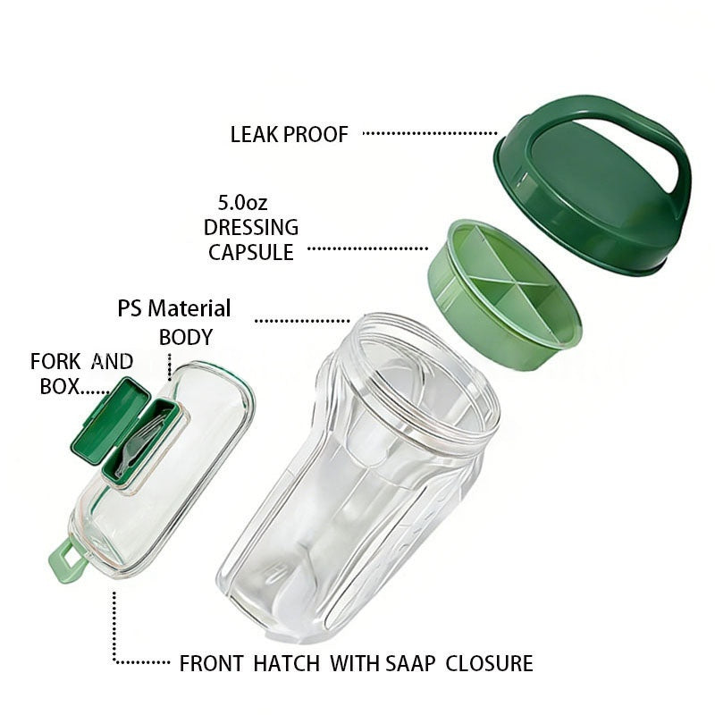 Plastic Sealed Salad Storage Container