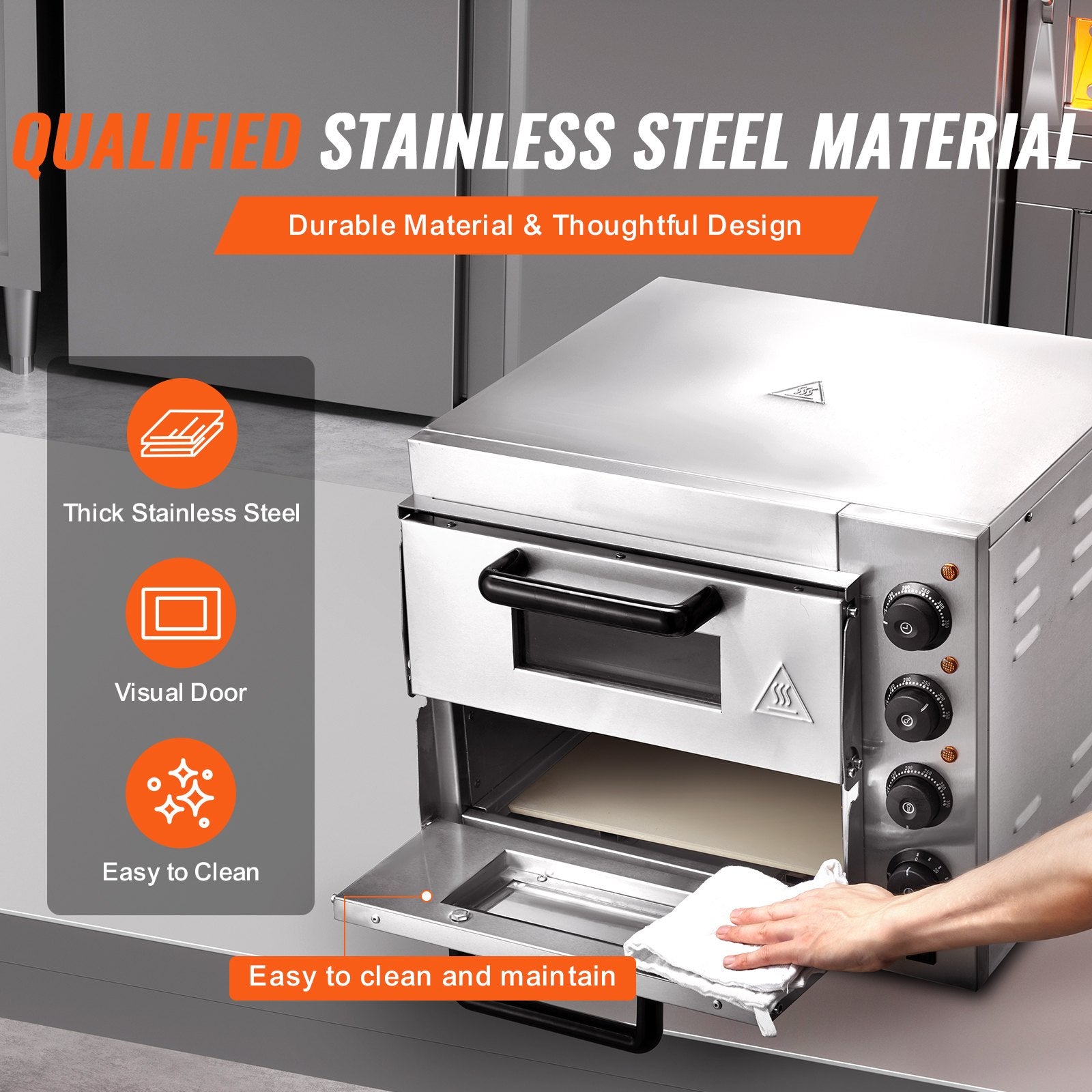 Commercial Countertop Pizza Oven Electric