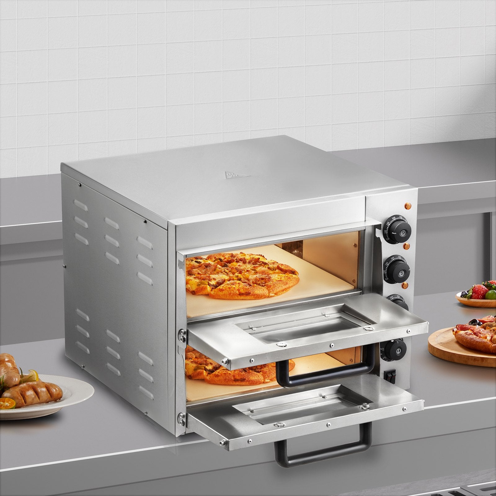 Commercial Countertop Pizza Oven Electric