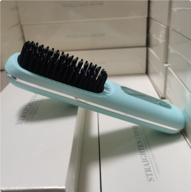 2-in-1 Straight Hair Comb Wireless Hair Straightener
