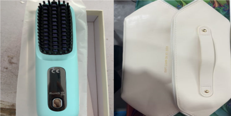 2-in-1 Straight Hair Comb Wireless Hair Straightener