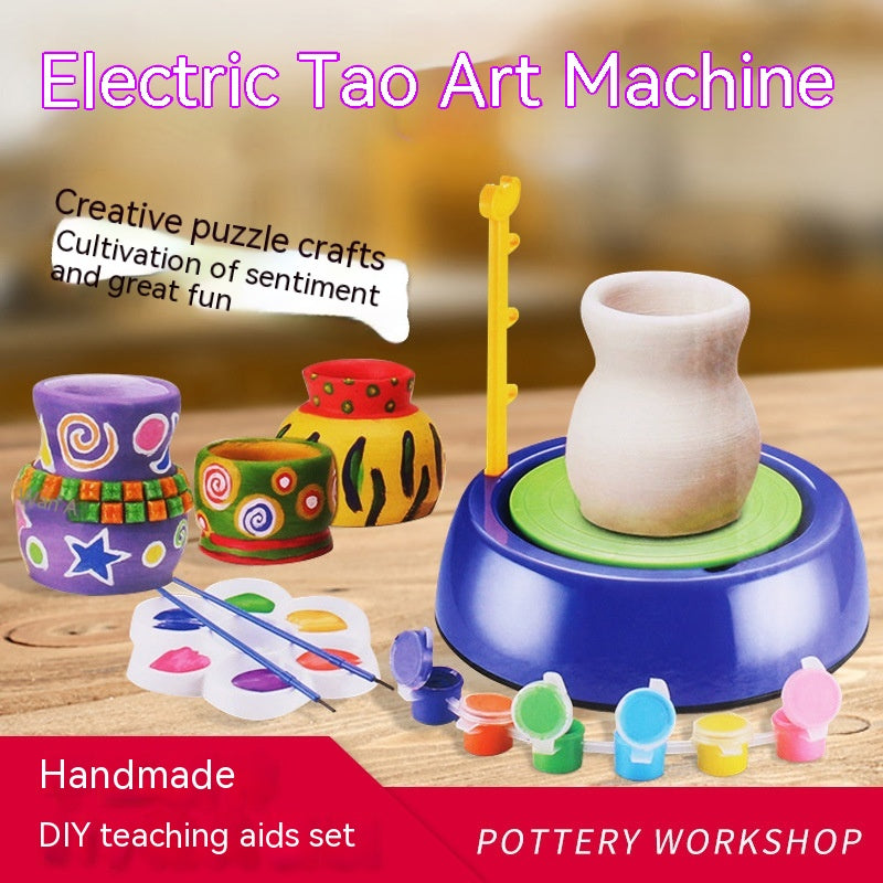 Children's Potter's Wheel Electric Toy