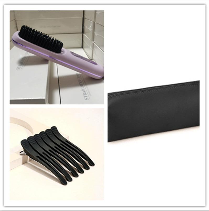 2-in-1 Straight Hair Comb Wireless Hair Straightener