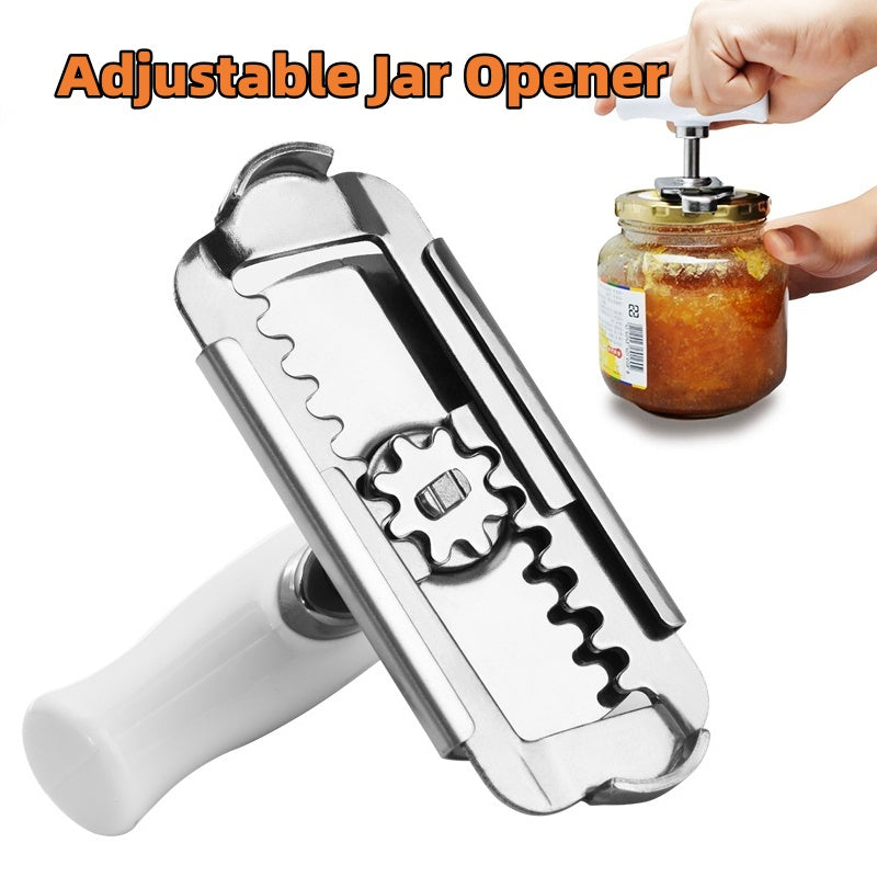 Adjustable Jar Opener Stainless Steel