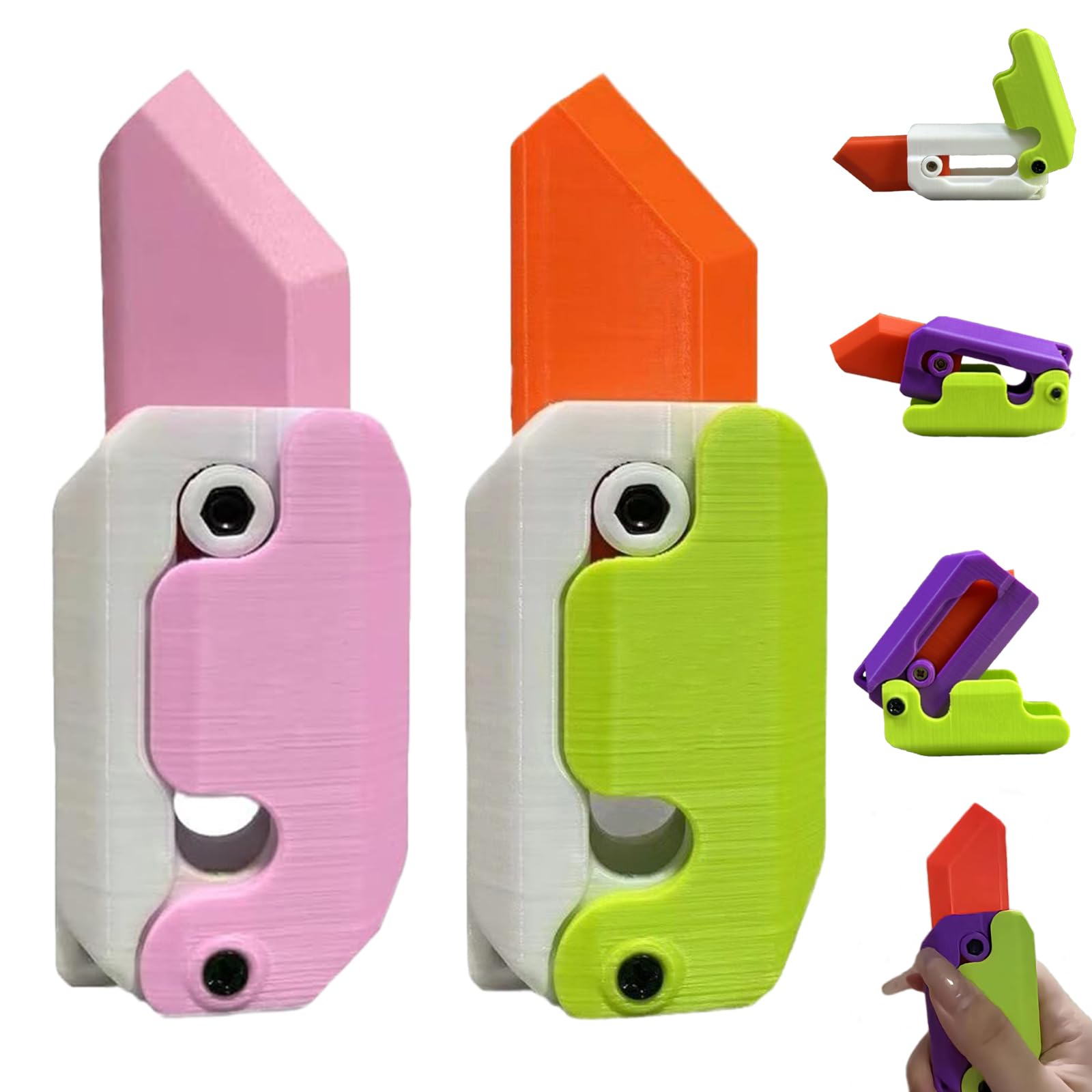 3D Printed Gravity Carrot Fidget