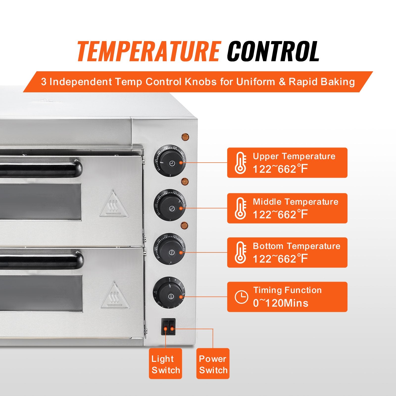 Commercial Countertop Pizza Oven Electric