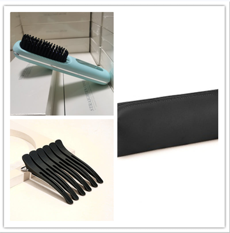 2-in-1 Straight Hair Comb Wireless Hair Straightener